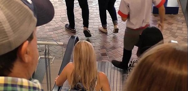  Remote Vibrator In Large Mall - Lot Of Fun With Letty Black